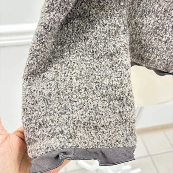 Armani Collezioni Brown/Gray Wool and Angora Ruffle Jacket - Picture 5 of 7